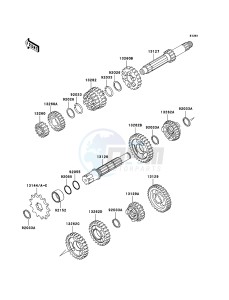 KX85_/_KX85_II KX85ABF EU drawing Transmission