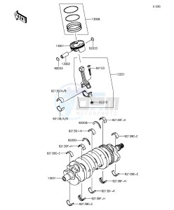 NINJA ZX-6R ZX636EGF FR GB XX (EU ME A(FRICA) drawing Crankshaft/Piston(s)