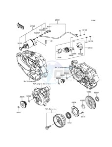 NINJA_250SL BX250AFF XX (EU ME A(FRICA) drawing Starter Motor