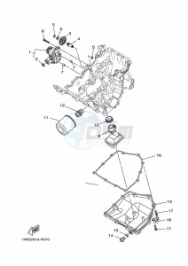 MT-03 MTN320-A (B6W4) drawing OIL PUMP