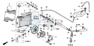 VTR1000SP VTR1000SP-1 drawing RADIATOR (R.) (VTR1000SP2 /3/4/5/6)