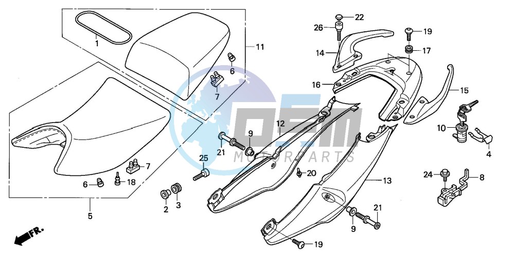 SEAT/SEAT COWL