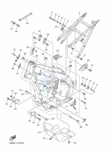 WR250F (BAKD) drawing FRAME