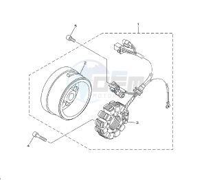 XT X BRA 125 drawing GENERATOR