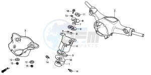 C50S drawing HANDLE PIPE/HANDLE COVER (C50P/C50T)