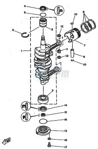 70B drawing CRANKSHAFT--PISTON