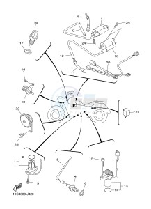 XVS1300A MIDNIGHT STAR (11C9) drawing ELECTRICAL 1