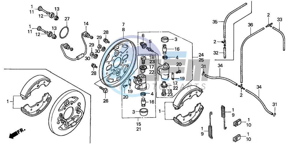 FRONT BRAKE PANEL