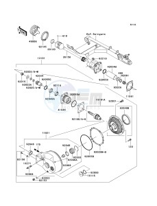 VN 1600A A[VULCAN 1600 CLASSIC] (A1-A3) [VULCAN 1600 CLASSIC] drawing DRIVE SHAFT_FINAL GEAR