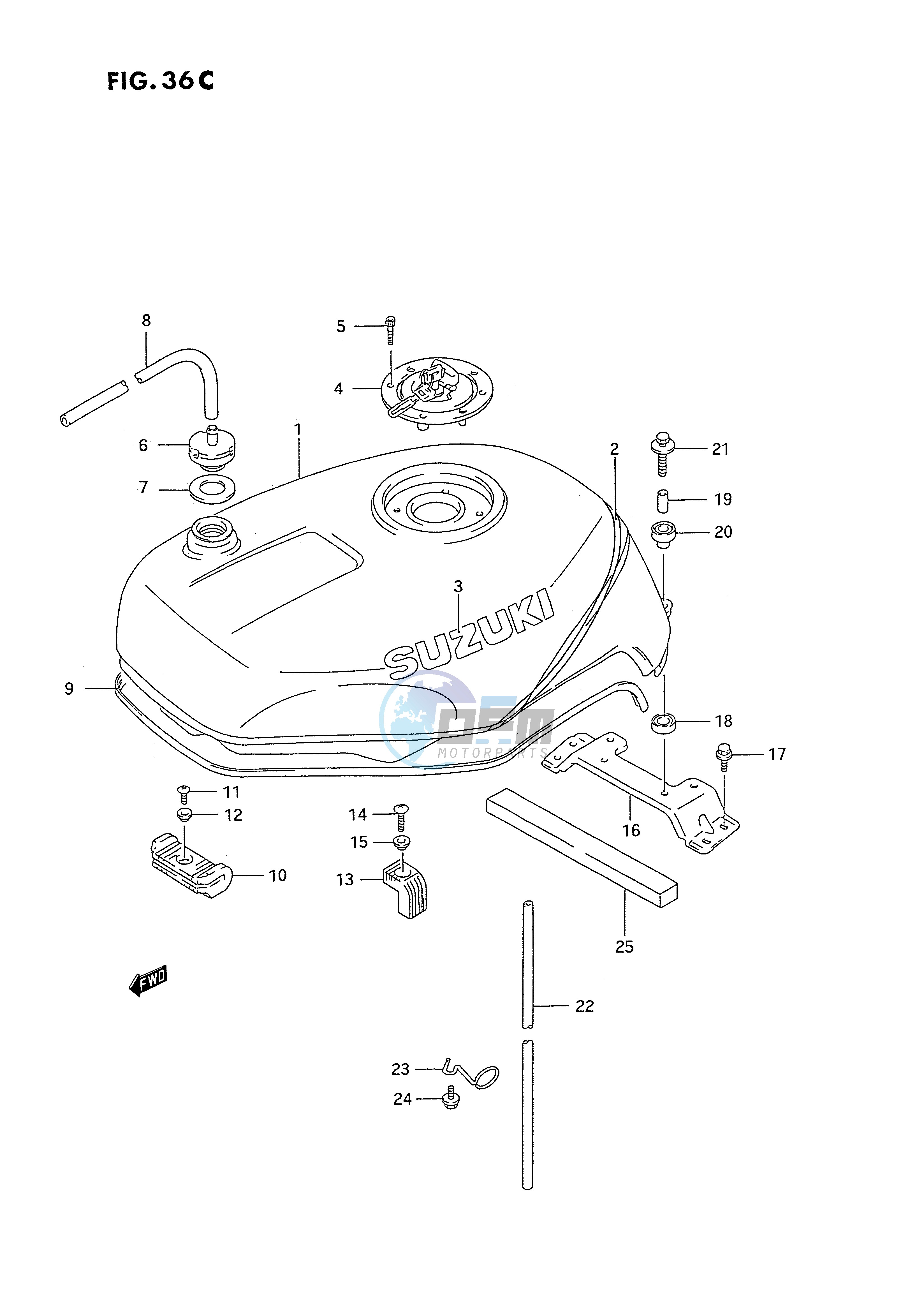 FUEL TANK (MODEL S)