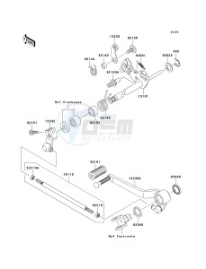 ZR 1000 A [Z1000] (A1-A3) drawing GEAR CHANGE MECHANISM