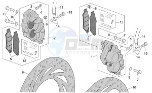 ETV 1000 Capo Nord Capo Nord drawing Front brake caliper