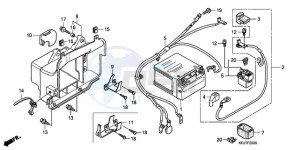 FES1259 France - (F / CMF 2F) drawing BATTERY