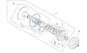 SR 50 H2O Di-Tech e2 drawing Hong Zeng clutch