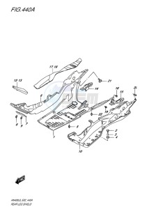 AN400 ABS BURGMAN EU-UK drawing REAR LEG SHIELD