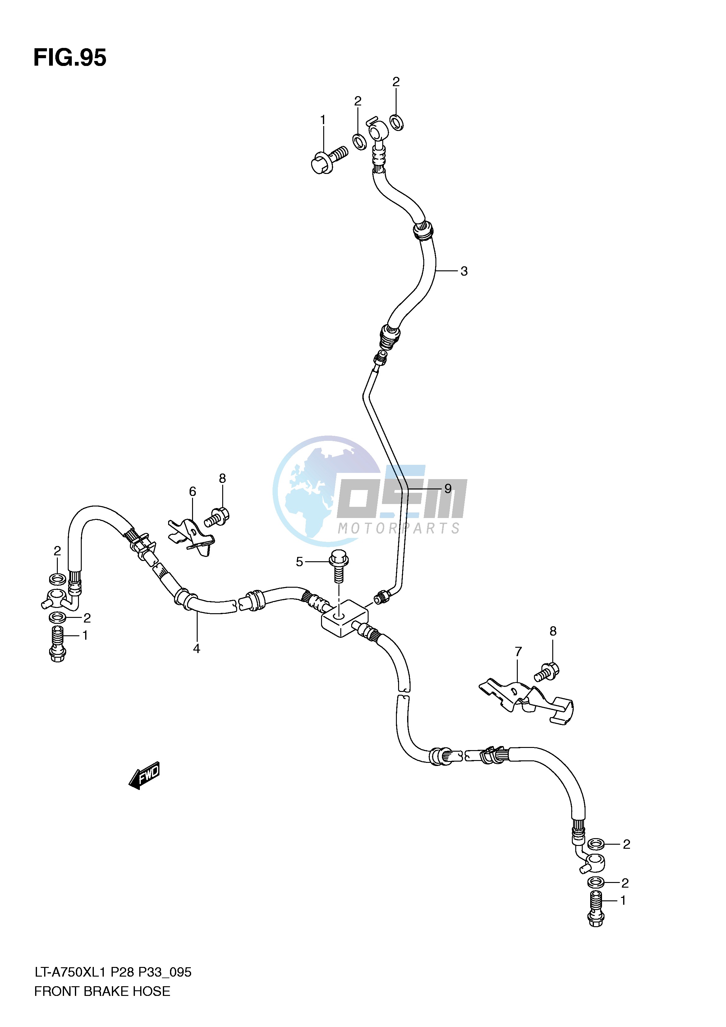 FRONT BRAKE HOSE