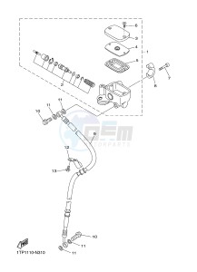 XVS950CU XV950 (2DE2) drawing FRONT MASTER CYLINDER