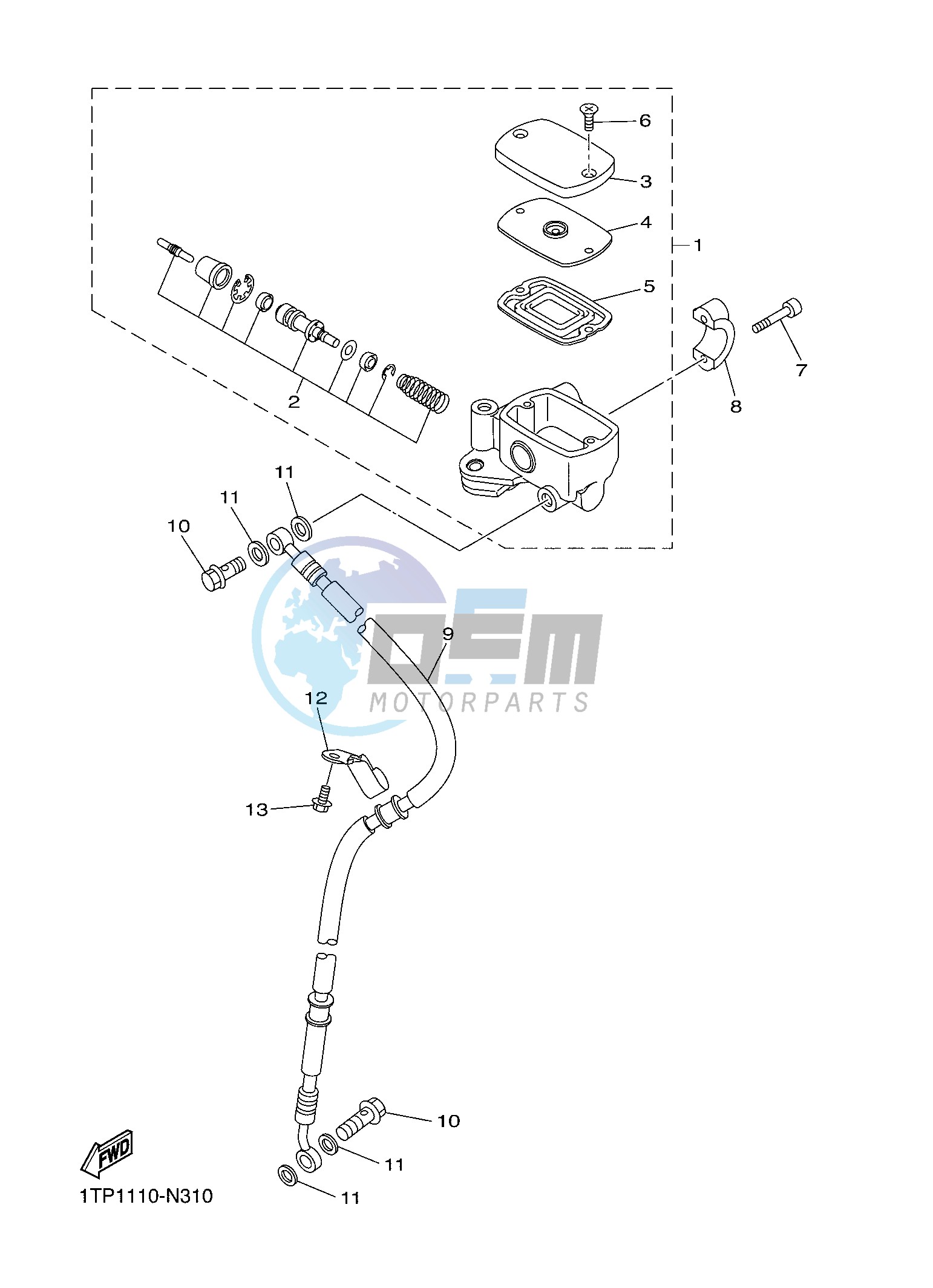 FRONT MASTER CYLINDER