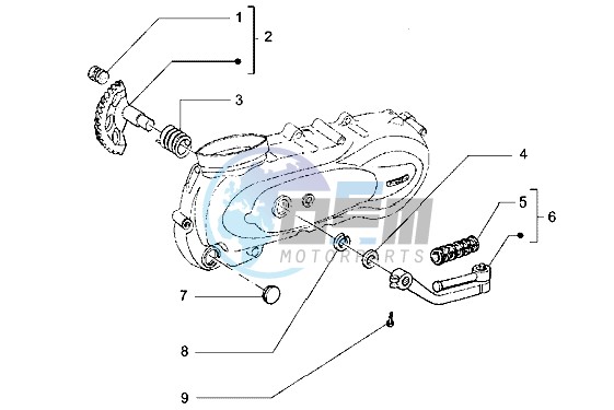 Starter lever