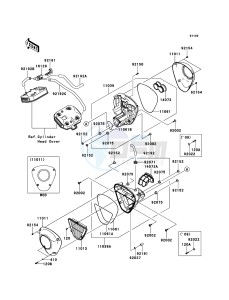 VN1700_VOYAGER_ABS VN1700BCF GB XX (EU ME A(FRICA) drawing Air Cleaner