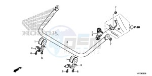 TRX420FA5F TRX420F Europe Direct - (ED) drawing STABILIZER