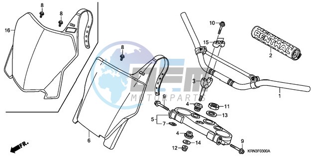 HANDLE PIPE/TOP BRIDGE