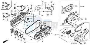 FJS400D9 ED / 2ED drawing SWINGARM