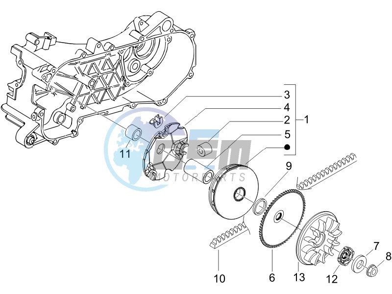 Driving pulley