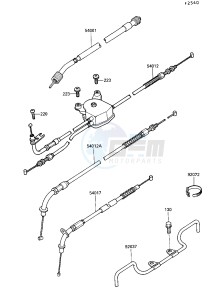 ZG 1200 B [VOYAGER XII] (B6-B9) [VOYAGER XII] drawing CABLES