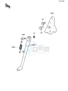 KX 250 B [KX250] (B1) [KX250] drawing STAND