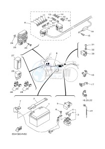 MTM690-U MTM-690-U XSR700 (B345 B345) drawing ELECTRICAL 1