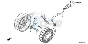 VFR1200XDLF CrossTourer - VFR1200X Dual Clutch 2ED - (2ED) drawing GENERATOR