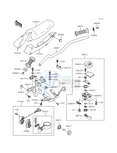 JF 650 B [TS] (B3-B7) [TS] drawing HANDLEBAR-- JF650-B3_B4- -