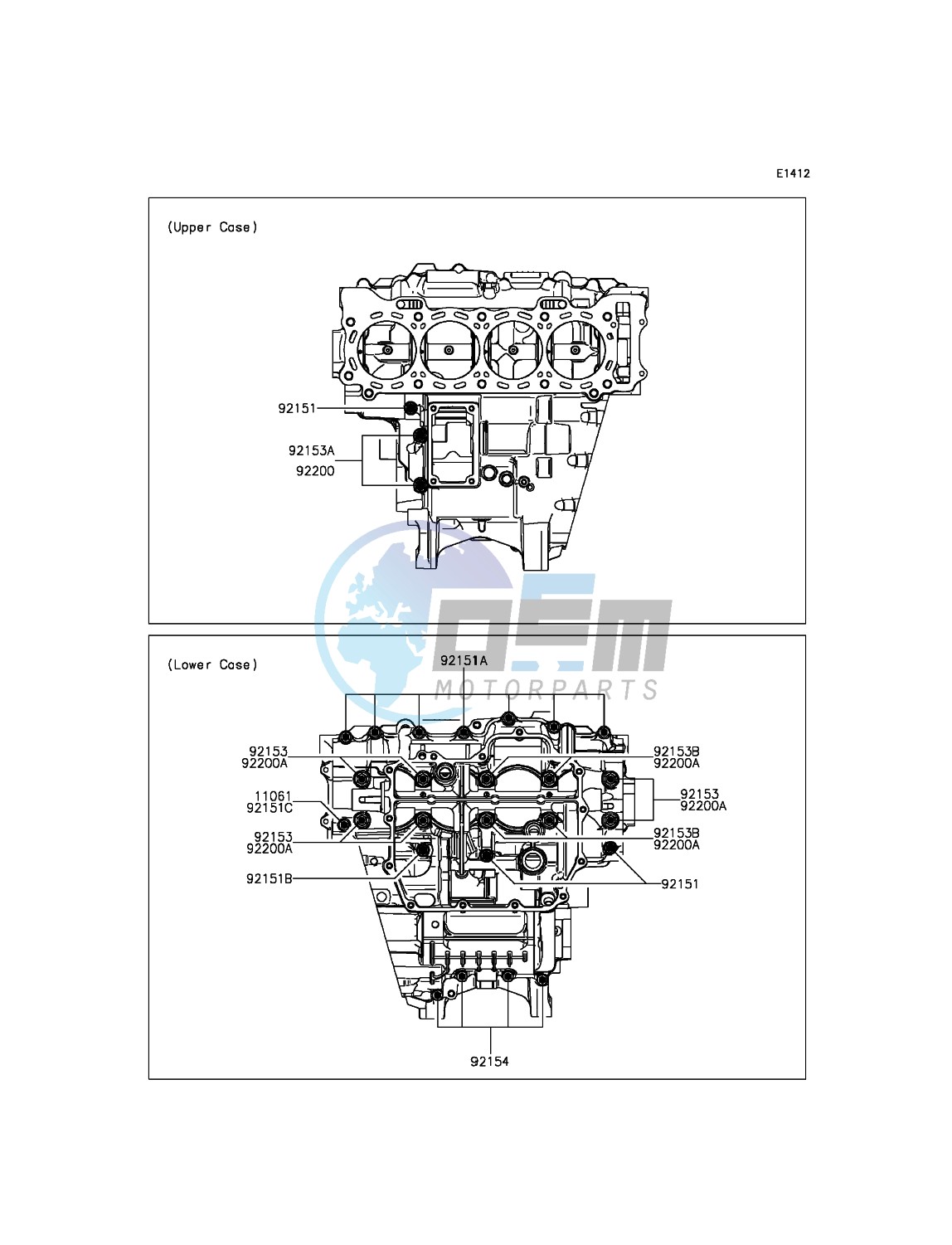 Crankcase Bolt Pattern