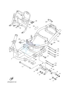 YW125 YW125CB (37D5) drawing FRAME