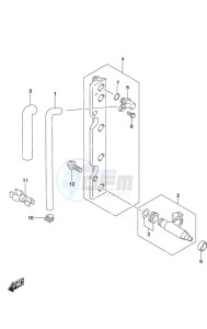 DF 70A drawing Fuel Injector