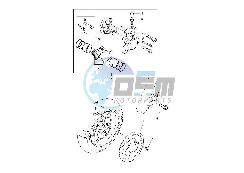 FRONT BRAKE CALIPER