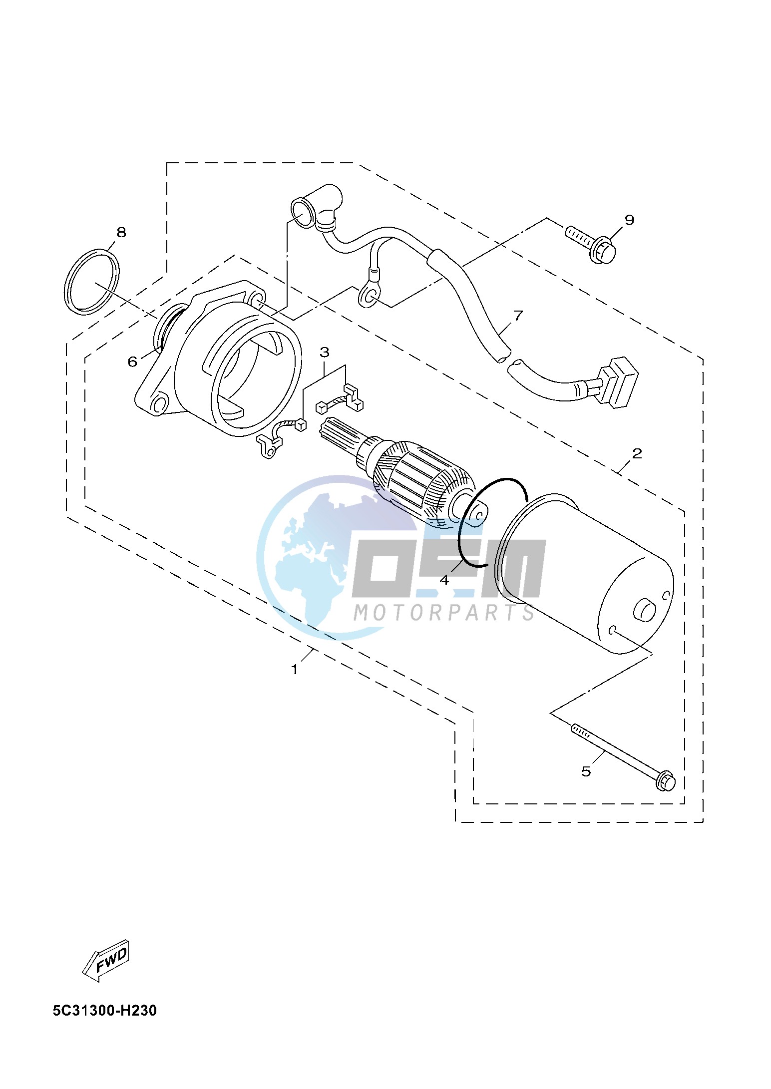 STARTING MOTOR