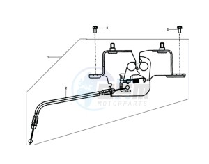 HD 125 EVO drawing BUDDYSEAT LOCK