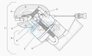 California 1100 EV PI Cat. Stone/Touring PI Cat drawing Fuel pump cpl.