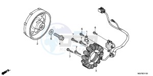 CBR1000RRC drawing GENERATOR