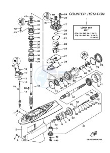 LF350TUR-2009 drawing PROPELLER-HOUSING-AND-TRANSMISSION-3