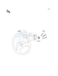 KAF 620 P [MULE 4000] (P9F-PAF) P9F drawing STEERING WHEEL