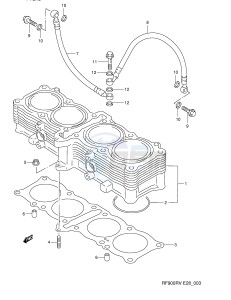 RF900R (E28) drawing CYLINDER