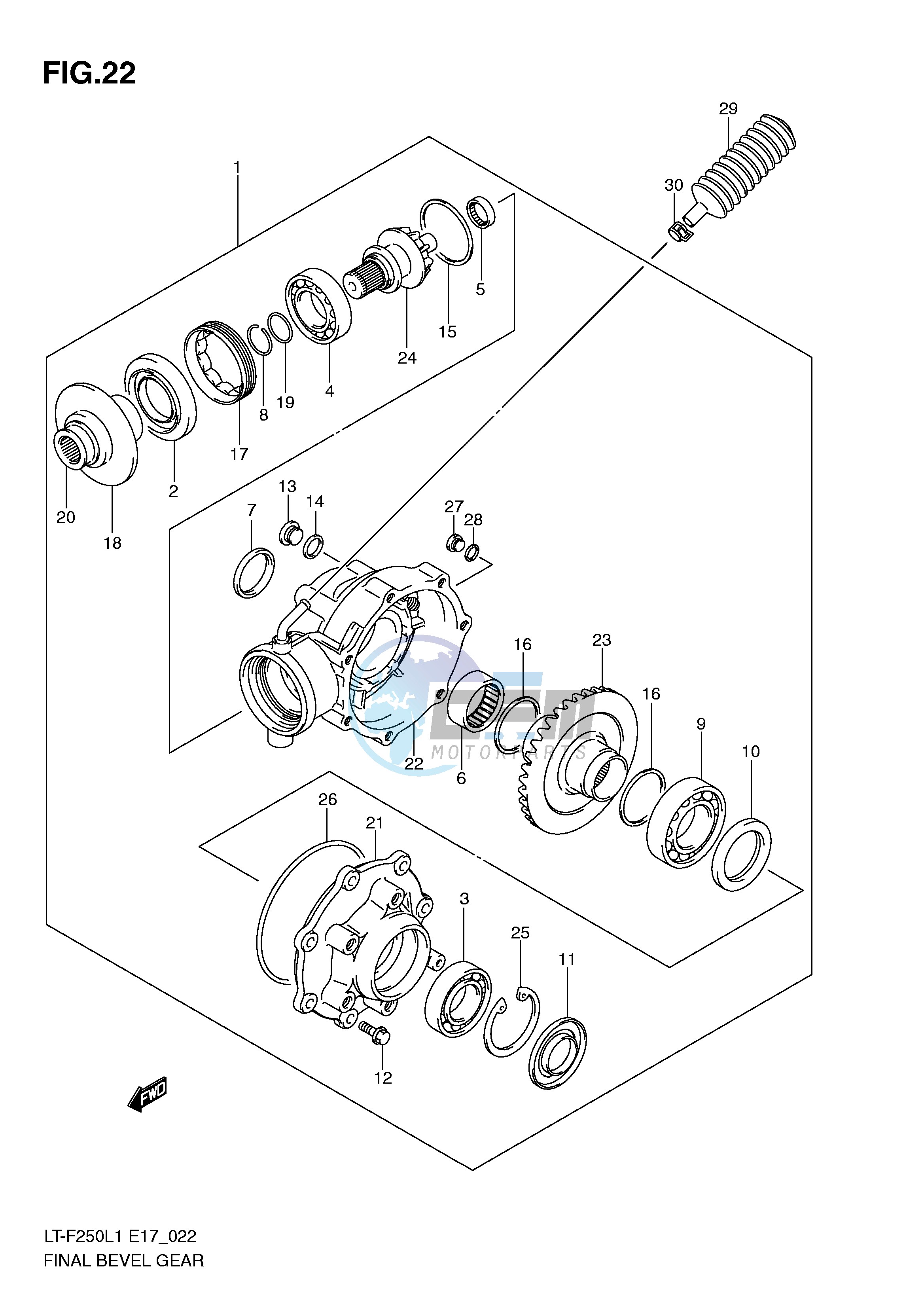 FINAL BEVEL GEAR