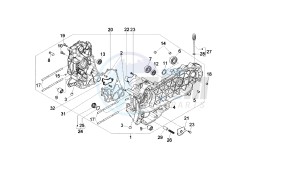 BOULEVARD - 150 CC 4T E3 drawing CRANKCASE