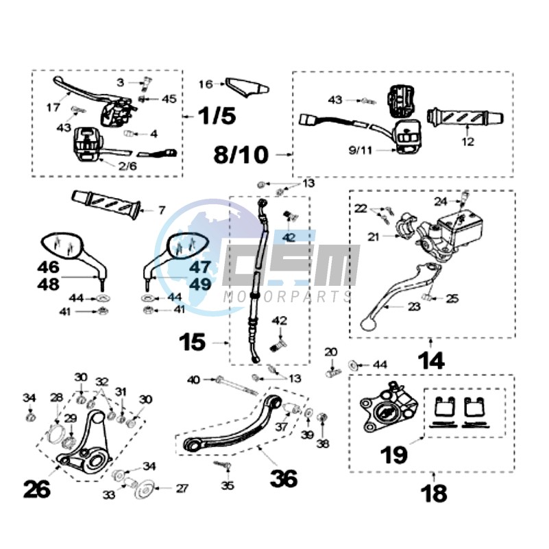 BRAKE CALIPER * AJP*