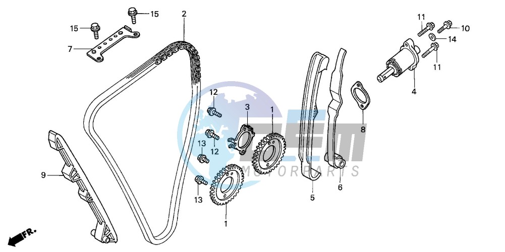 CAM CHAIN/TENSIONER