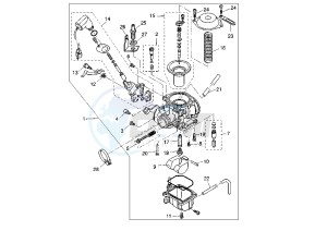 XQ MAXSTER 150 drawing CARBURETOR