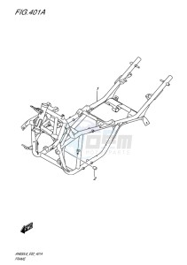 AN650Z ABS BURGMAN EXECUTIVE EU-UK drawing FRAME